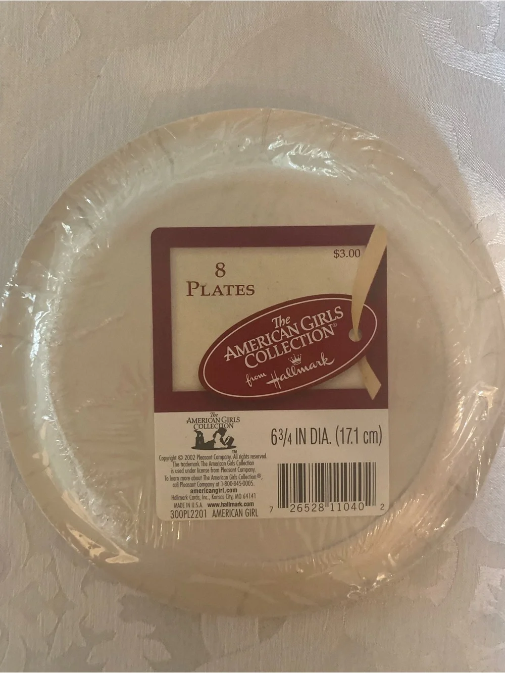 American Girl rare  NWT party plates, gift bags, Hallmark